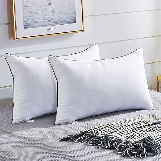 Pillow for Side and Back Sleeper, Down Alternative Hotel Collection Pillows-20 x30,Queen Size 2 Pack