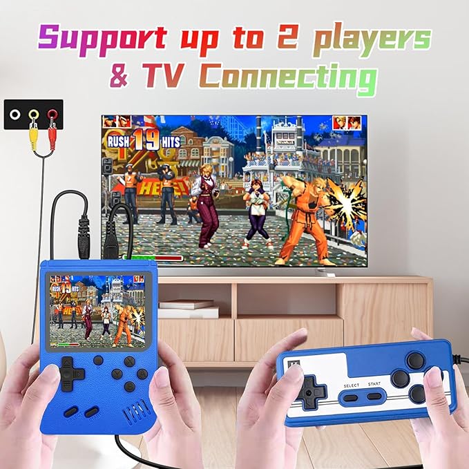 Retro Video Games Consoles 500 Classical FC Games, 3-Inch Screen,