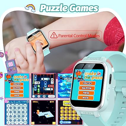 It can helps your kids get rid of complexity for using phone. Touch Screen Camera Video Music Player Pedometer Alarm Clock Flashlight Fashion Kids Smartwatch