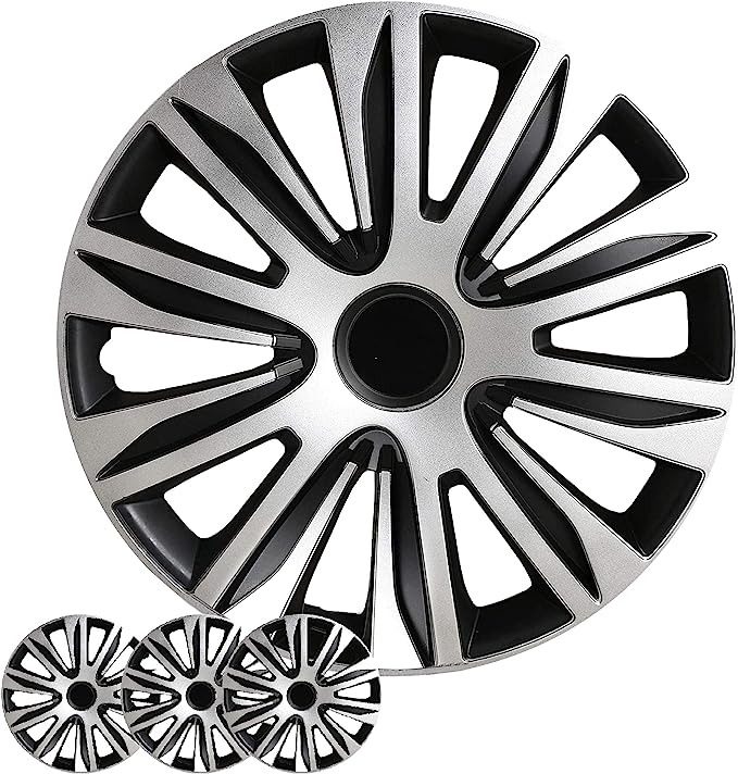 16 Inch Hubcaps,  Silver Rim