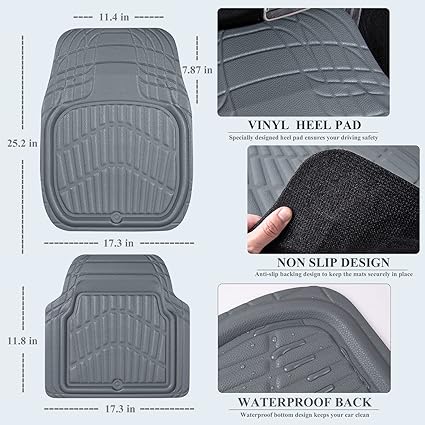 Anti-Slip Burr Bottom Safety 3D Waterproof All Weather for Truck