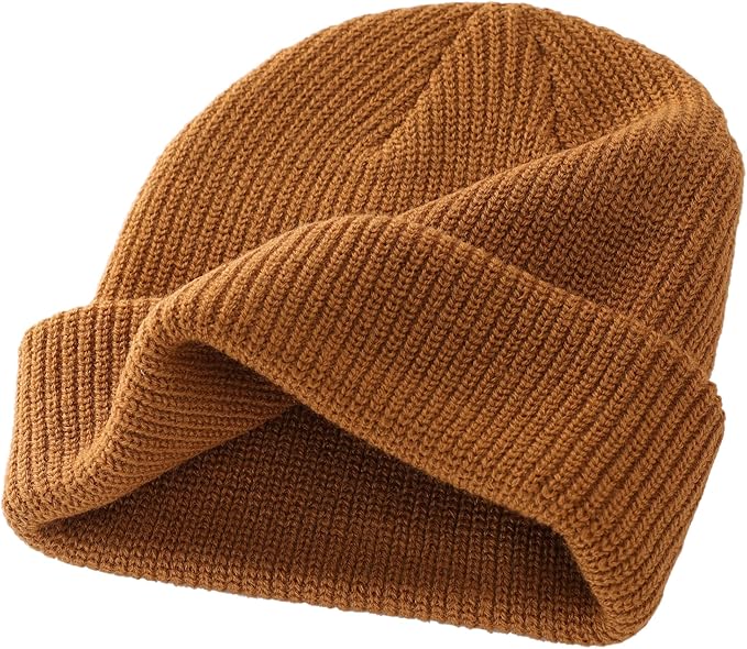 eanies Thick Fleece Lined Skull Cap, outdoor activities such as fishing, hiking, hunting, running, walking, Winter Hats Acrylic Knit Cuff