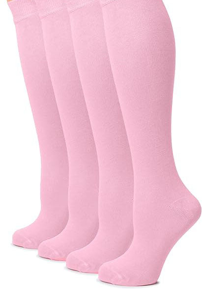Reinforced toes and heels make them extremely durable for your kids. Our knee socks have comfort seam toe that does not irritate your feet.