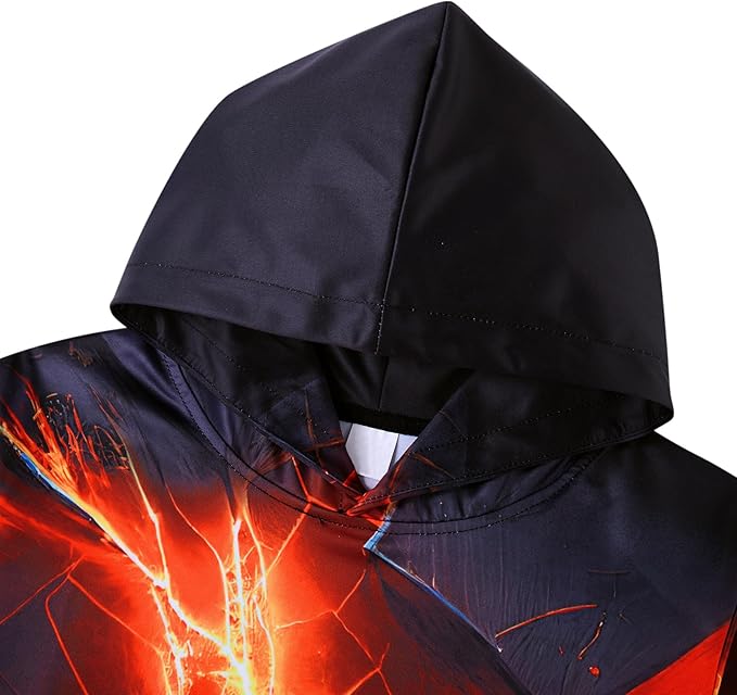 3D printing technology, we have galaxy,dinosaur, wolf graphic hoodies,