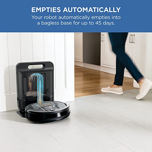 Robot Self-Empty XL Robot Vacuum with IQ Navigation™, Home Mapping