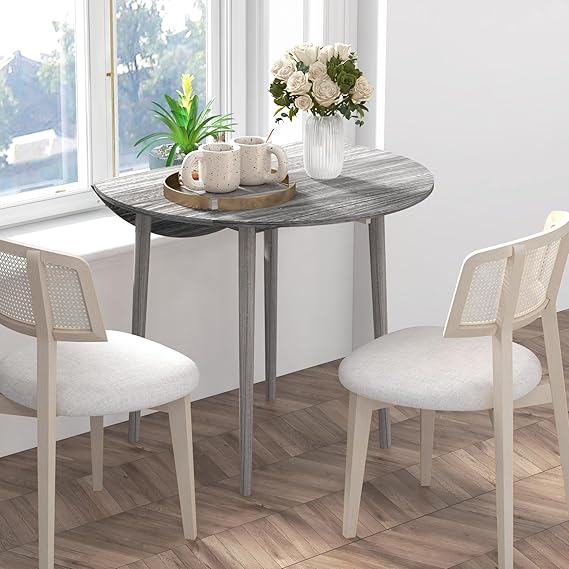 his small drop leaf table is ideal for homes that need more space, design enhances your living space. With two hinged drop-down sides, Drop Leaf Tables for Small Spaces, Folding Dining Table
