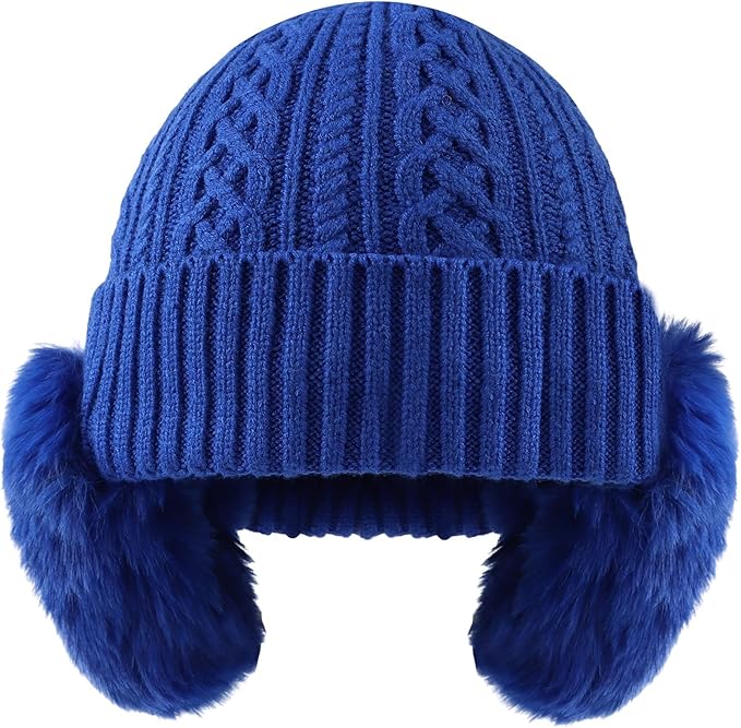super soft and comfortable fleece lining for extra coziness for your baby.Moms will love the breathable, Toddler Earflap Beanie Hat Kids Warm Fleece Lined Hats