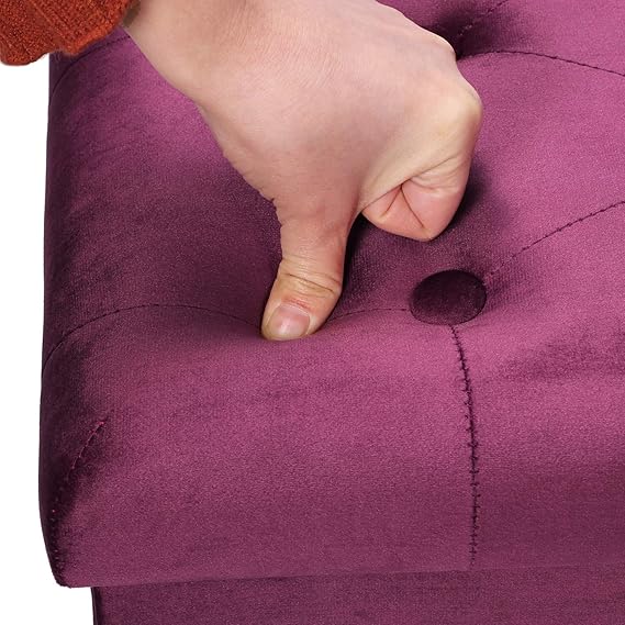 ature of the velvet fabric, the surface of the fabric may have a plush silver reflective effect,olding Storage Ottoman, Long Shoes Bench, Flannelette