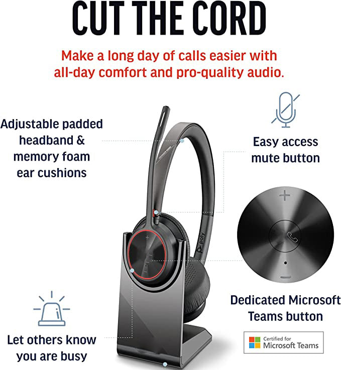 Wireless Headset & Charge Stand