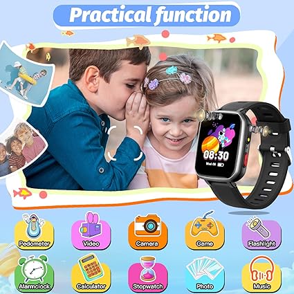 Smart Watch comes with useful function.Such as camera, video recorder, voice recorder, music player AND MORE, HD Touch Screen WATCH