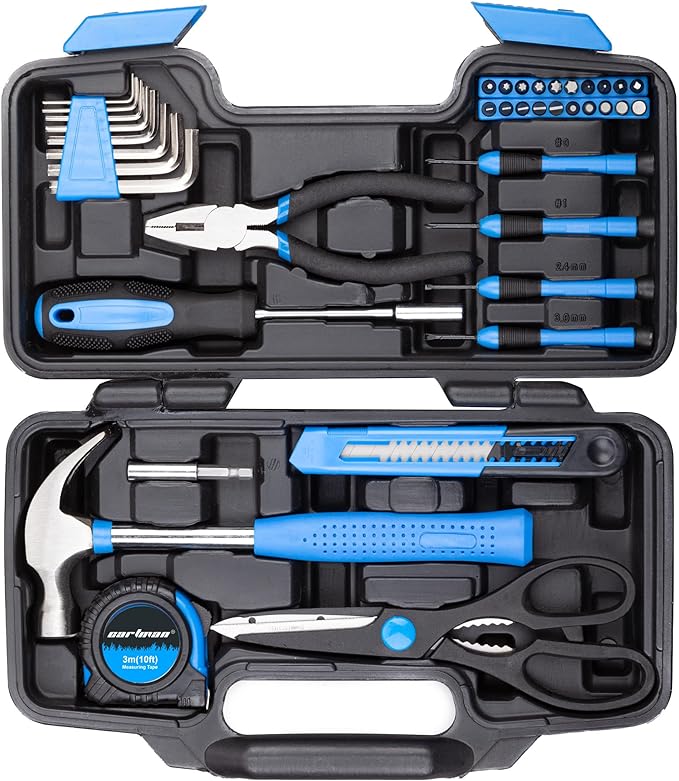 Kit with Plastic Toolbox Storage Case-39piece