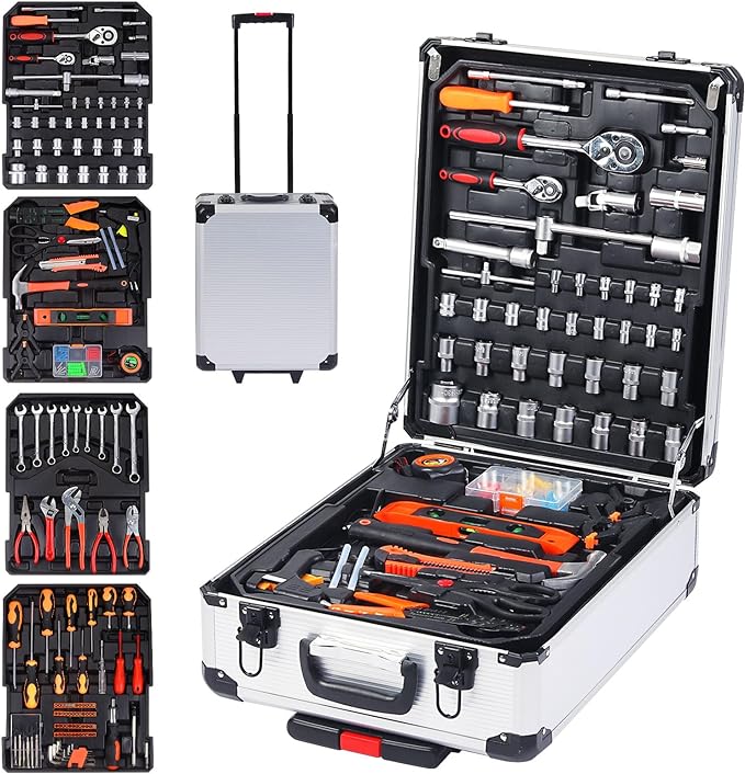Wrench Mechanic Tool Set, Tool Box for car Maintenance