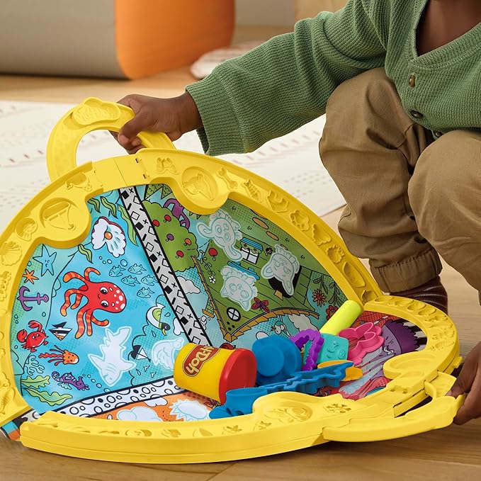 Playmat Starter Set with 19 Accessories, Preschool Toys for 3 Year Old Girls & Boys & Up, Kids Arts & Crafts