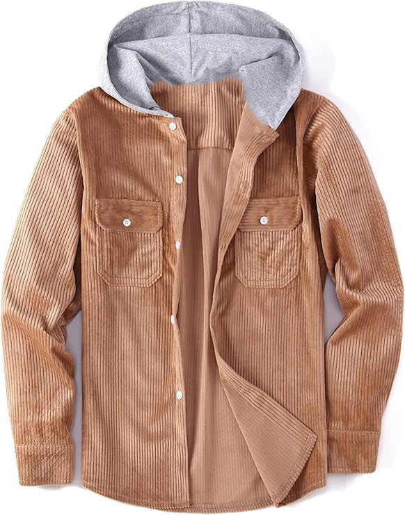 This winter coats with fluffy fleece lining and softshell outer layer offering good heat retention, adjustable draw cord and cord locks prevent the wind from pouring in.