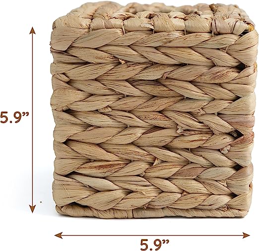 Decorative Paper Rope Woven Square Tissue Box Holder
