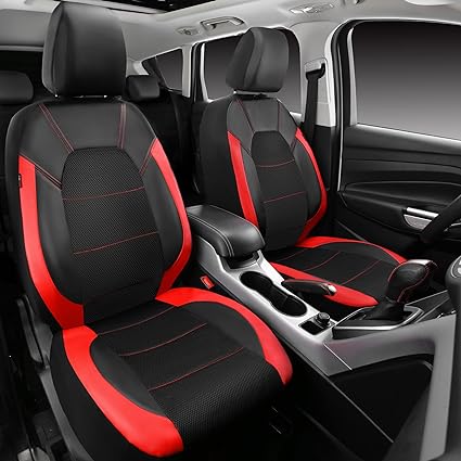 2 backrest covers, 2 separate headrest covers, one bag of clips, Car Seat Covers,Airbag Compatible, for Sedans, Trucks,Suvs