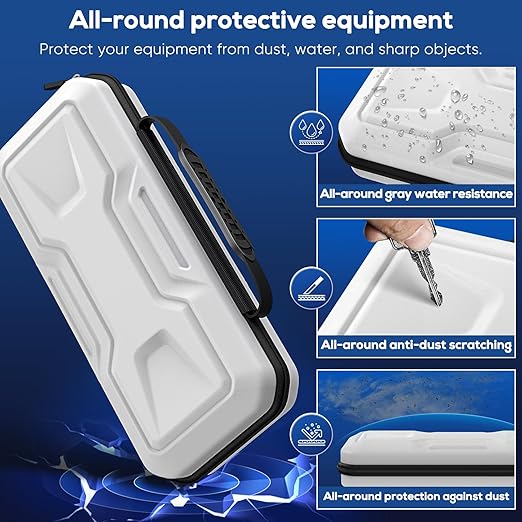 Full Protection Handheld Case Accessories for Playstation Portal Remote Player-White, :Our protective carrying case is specially designed for PlayStation Portal