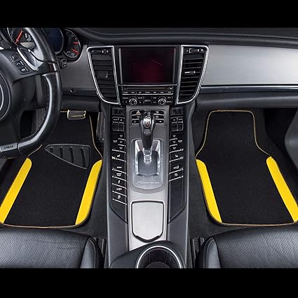 Waterproof Fit Faux Leather Car Carpet- Anti-Slip, Automotive Set of 4