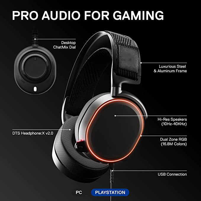 Pro High Fidelity Gaming Headset for PC