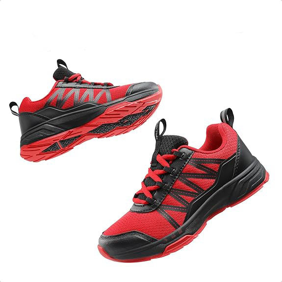 The lace-up design not only adds a stylish touch but also secures the tongue in place. Paired with a soft and breathable mesh interior