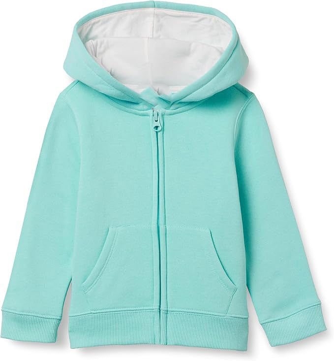 COZY BRUSHED BACK FLEECE: Soft and comfy mid-weight cotton-polyester blend brushed back fleece for staying cozy and keeping warm.