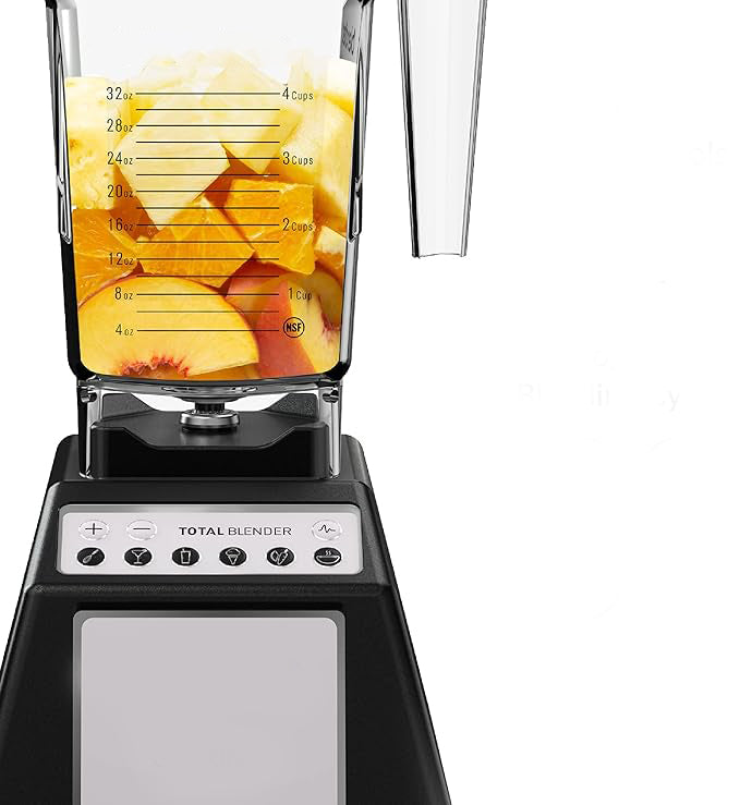 Large and Powerful Kitchen Blender: The BPA-free, 75 ounce volume jar has a 32 ounce blending capacity for wet and dry foods,