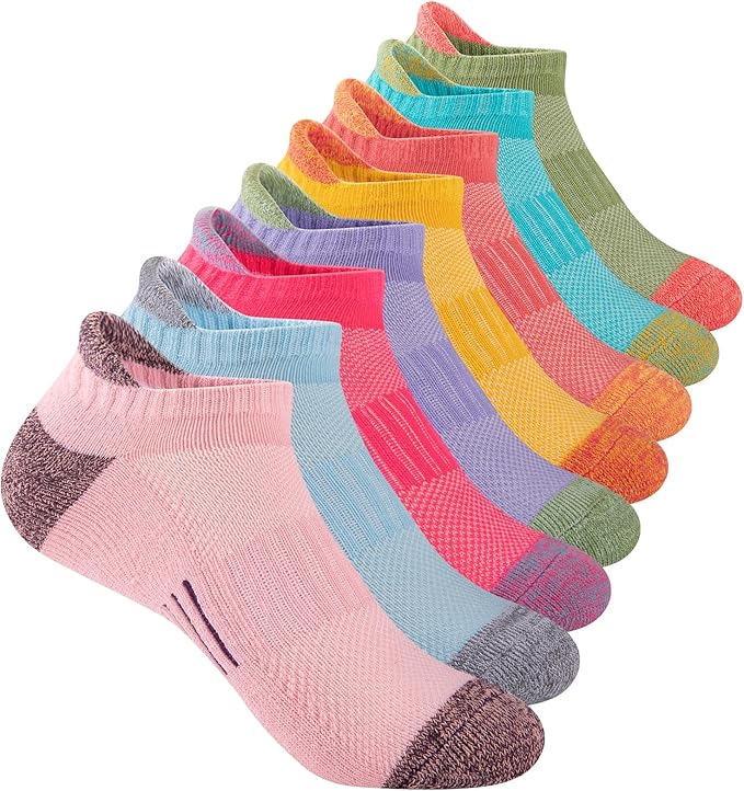 socks for girls provide extra comfort in high impact area and pull moisture away from skin.  Girls Socks Ankle Running Socks For Kids