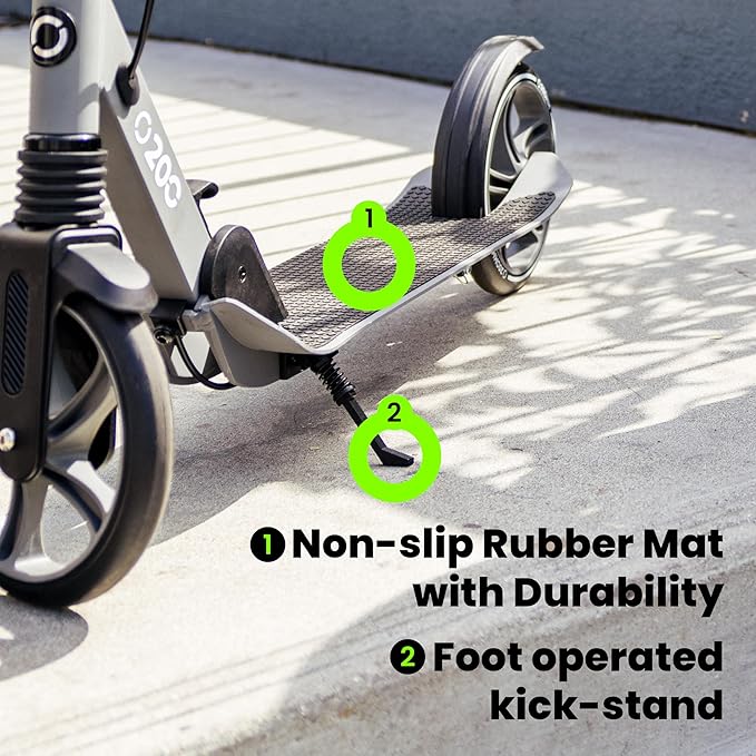 Scooter for Kids Ages 8-12, Teens and Adults. Commuter Adult Scooters with Hand Brake, Rubber mat, Shock Absorption