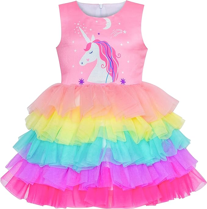 Machine washable,low tumble dry, Princess Ruffle Dress Cake Balloon Print