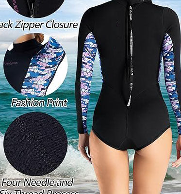 long sleeve wrap hip swimsuit, great stretch fit and skinny slim fit for your body,1.5mm Neoprene Main Body Shorty Wetsuit Summer Snorkeling Scuba Diving Suit