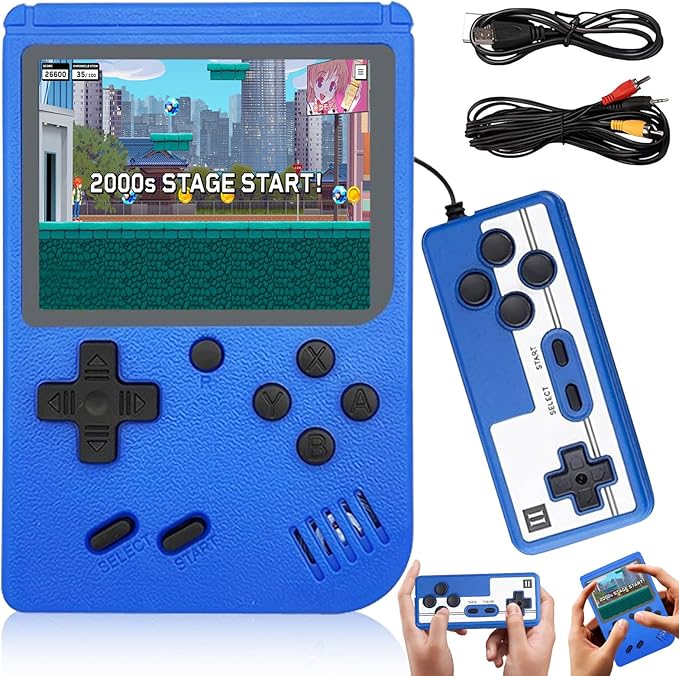 Retro Video Games Consoles 500 Classical FC Games, 3-Inch Screen,