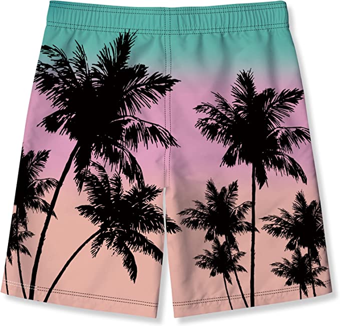 Quick Dry Swimwear Bathing Suit for Big Boys Beach Swim Boards Shorts 7-16 Years