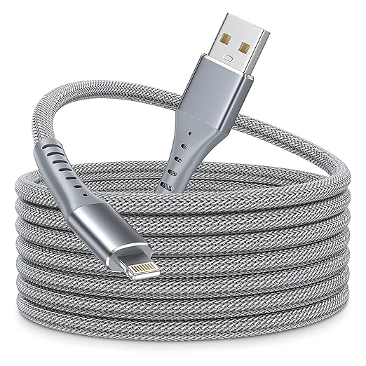 This iPhone cableis fast charger equipped with surge protection, Fast Charge iPhone Cable for iPhone 14 13 12 11 Pro Max XR XS X 8 7 Plus 6s 6 SE 5