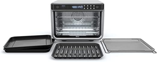Ninja DT201C, Foodi 10-in-1 XL Pro Air Fry Oven, Stainless steel, 1800W