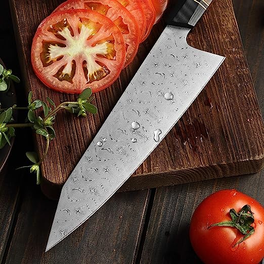 itchen Knife - Professional  Classic 8.5-inch  Japanese Ergonomic Rosewood Handles & Sheath - Ultra Sharp Asian Japanese Chef Knife
