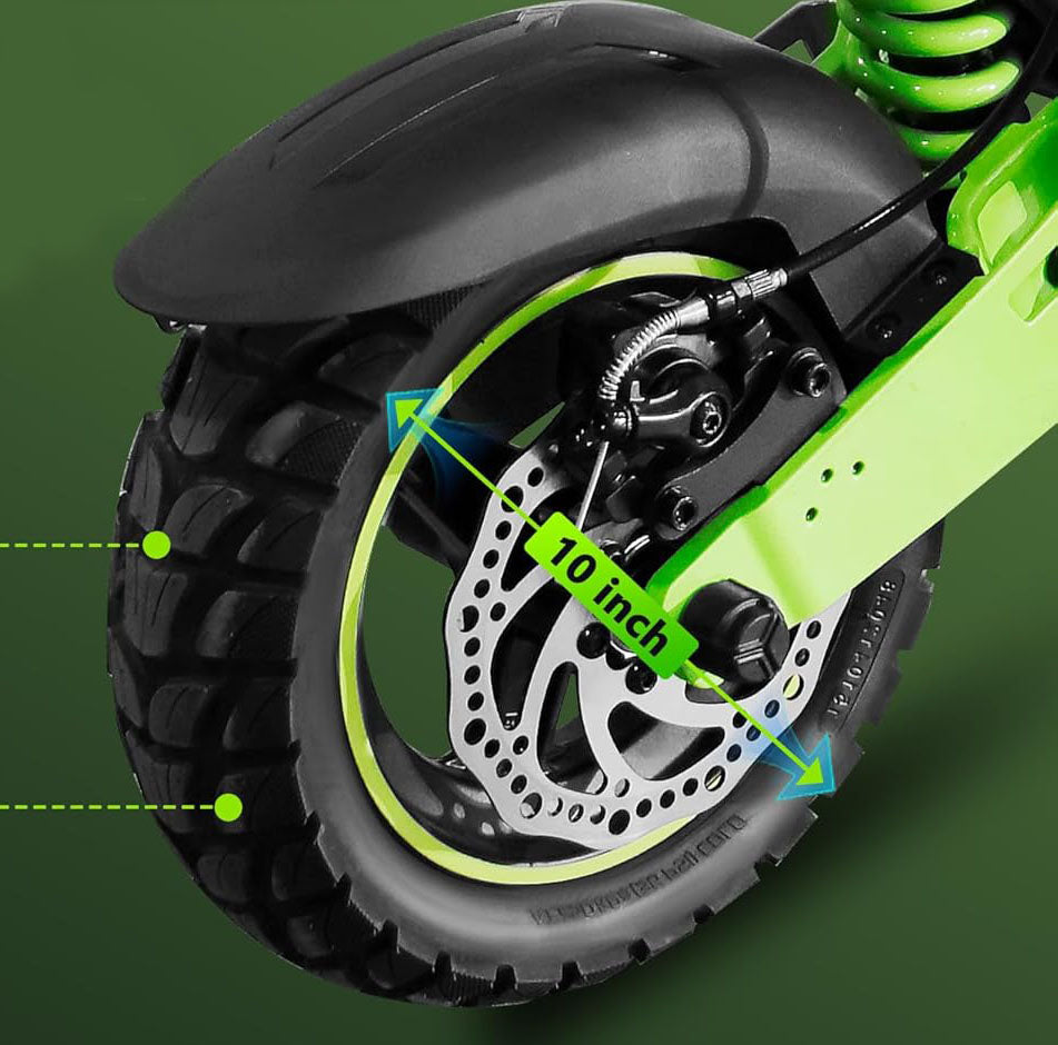 3.0 escooter is UL 2272 approved, ensuring the highest safety standards. The e-scooter features front and rear mechanical disc brakes for secure stopping power, 3.0 Off Road Electric Scooter, 10” Tires, Speed upto 45kmph Long Range upto 45Km, 850W