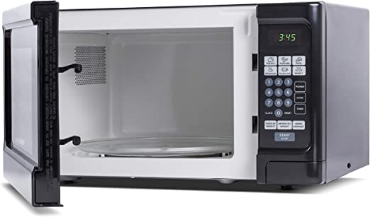 Microwave Oven, 1000 Watt, Stainless Steel Front with Black Cabinet, Commercial
