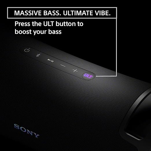, you can position the speaker in what fits best for your space, Party Speaker IP67 Waterproof with 30 Hour-Battery, Powerful Bass, Comfortable Handle, and Colorful Lights,