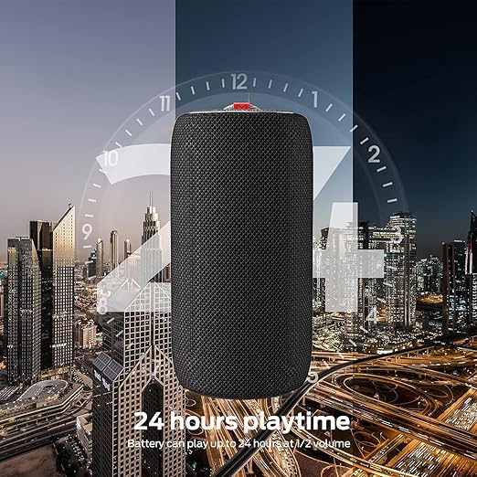 360° stereo sound effect, truly enjoy the surround sound of the cinema, S310 Bluetooth Speaker, Portable Bluetooth Speaker, 30W True Wireless Stereo Pairing Deliver Dynamic Sound, Waterproof Speaker,