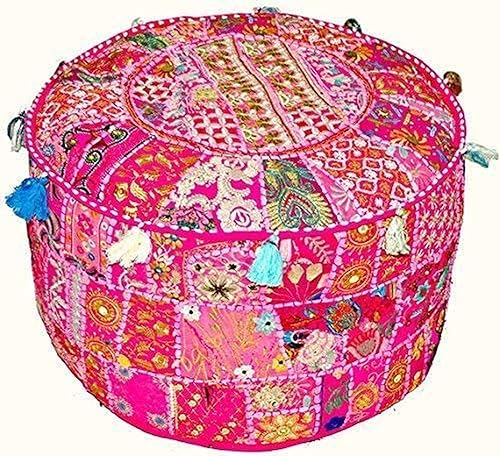 Patchwork Foot Stool Floor Cushion 46 X 34 cm