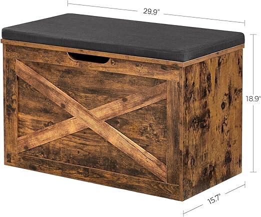 storage chest, and an effortless assembly process with clear instructions and labeled parts,  Storage Chest Cabinet, 29.9”L x 15.7”W x 18.9”H,