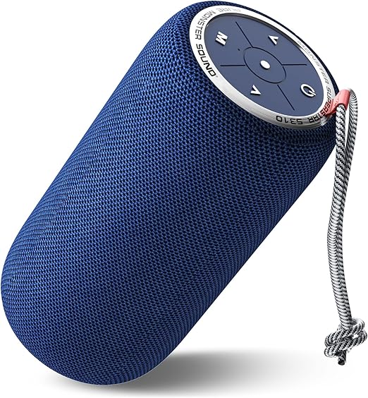 . It is a portable wireless Bluetooth speaker that is very suitable for outdoor sports and cycling sports. S310 Bluetooth Speaker, Portable Bluetooth Speaker, 30W True Wireless Stereo Pairing Deliver Dynamic Sound, IPX6 Waterproof,