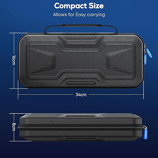 Full Protection Handheld Case Accessories for Playstation Portal Remote Player-Black