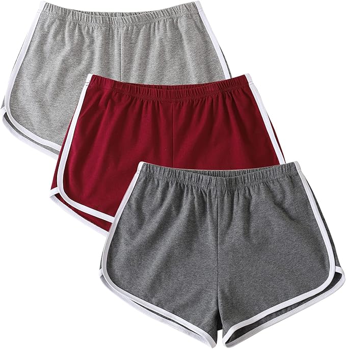 for running, dancing, yoga, cycling, playing ball games, hiking, walking, exercise, home, daily wear and so on, the shorts with youth fashion matches well with different clothing and shoes, Shorts Women Dance Gym Workout Elastic Waist Shorts