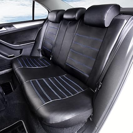 Great seat protector keeps your car seat brand new, Car Seat Covers Full Set Front High Back Bucket Seat Covers and Rear  PU  L