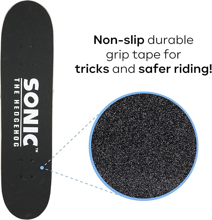complete skateboard deck is made using durable and sturdy maple wood to add strength and stiffness while also gives it a stylish flair 31 inch Skateboard, 9-ply Maple Desk Skate Board for Cruising, Carving,