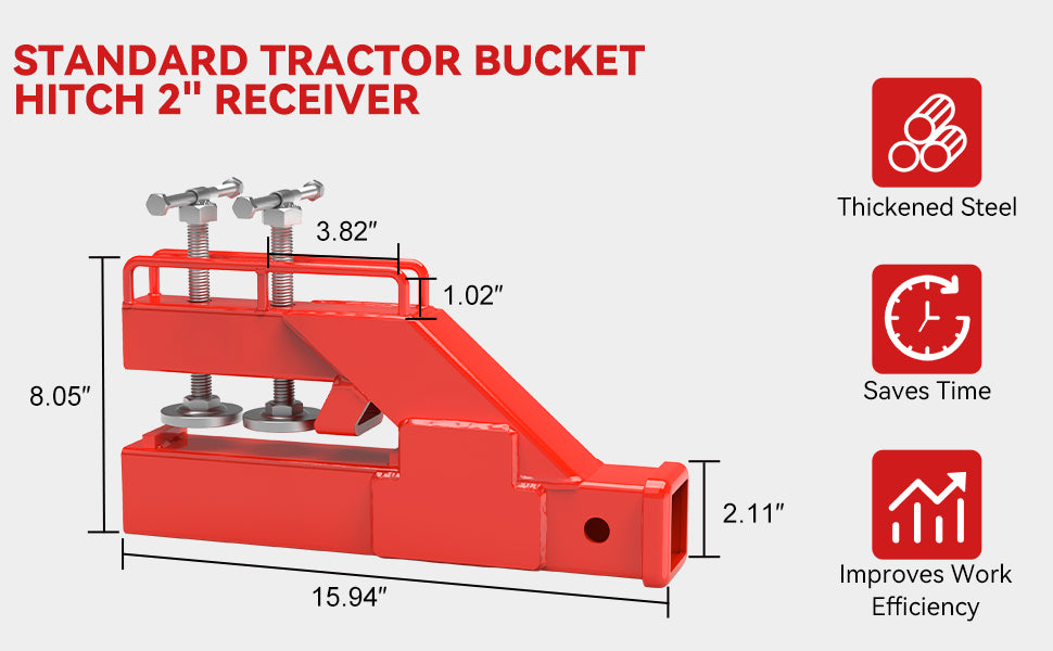 bucket clamps are widely used for a variety of vehicles with standard 2