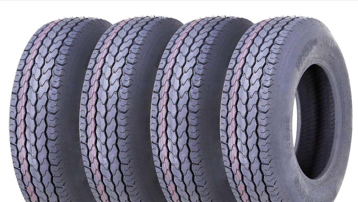 ST205/75R15 205 75 15 10-Ply 8 ply rated, load range D, Rim width: 6", Max. Load: 2,540lbs @ 65 psi, nylon strips on shoulder area only, add critical safety feature!