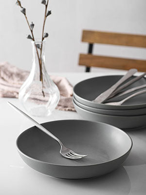 Set of 6, Wide and Flat, Microwave Dishwasher Safe,