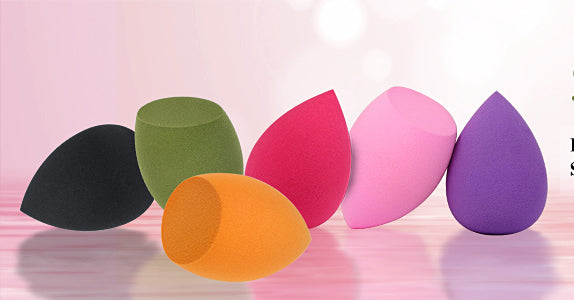 The beauty sponges blenders are made of hydrophilic non-latex material, which can reduce allergies, safe and soft, Foundation Makeup Beauty Sponge for Liquid, Powder and Cream